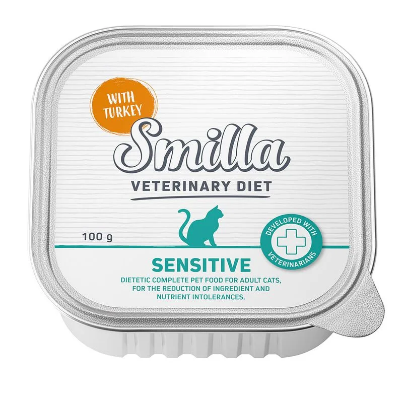 Smilla Veterinary Diet Sensitive Tacchino umido gatto (Set %: 24 x 100 g)