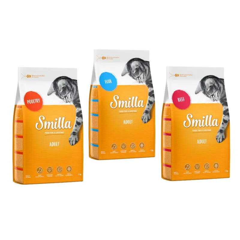 Set prova misto! Smilla Adult Crocchette per gatti