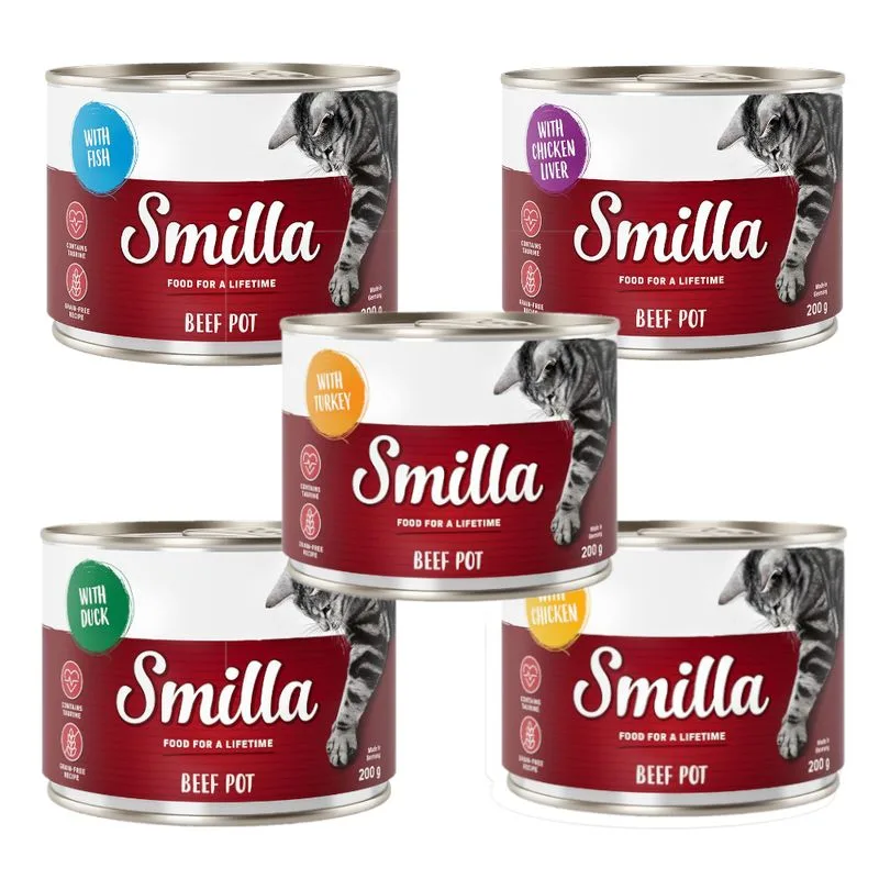 Set prova! Smilla Delizie al Manzo umido gatto