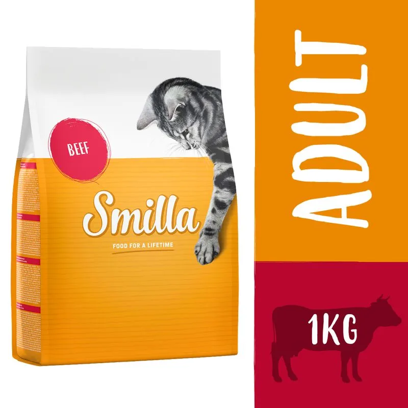Smilla Adult Manzo Crocchette per gatti (1 kg)