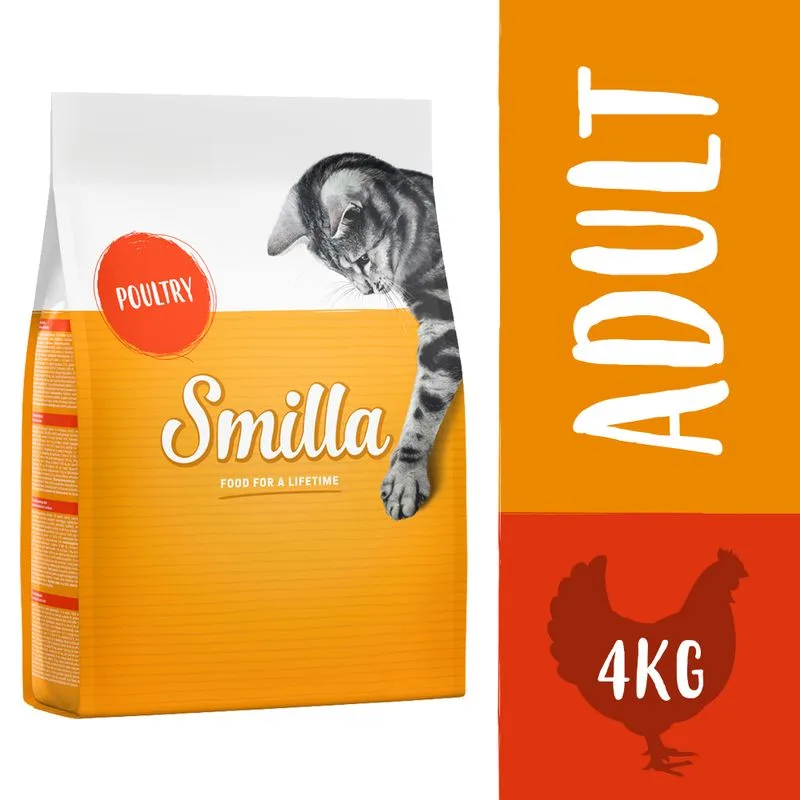 Smilla Adult Pollo Crocchette per gatti (4 kg)