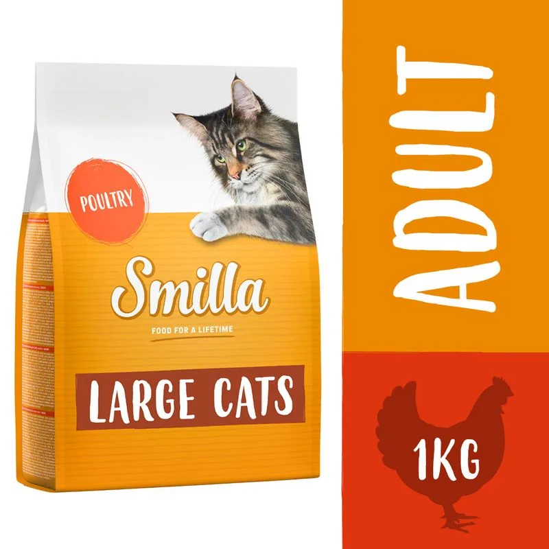 Smilla Adult XXL Pollame Crocchette per gatti (1 kg)