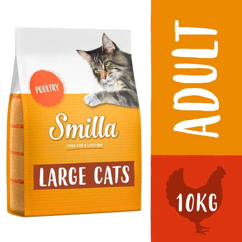 Smilla Adult XXL Pollame Crocchette per gatti (Set %: 2 x 10 kg)