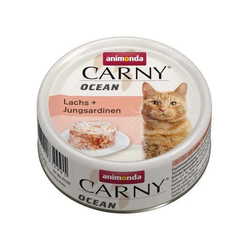 animonda Carny Ocean 24 x 80 g (Salmone + Sardine)