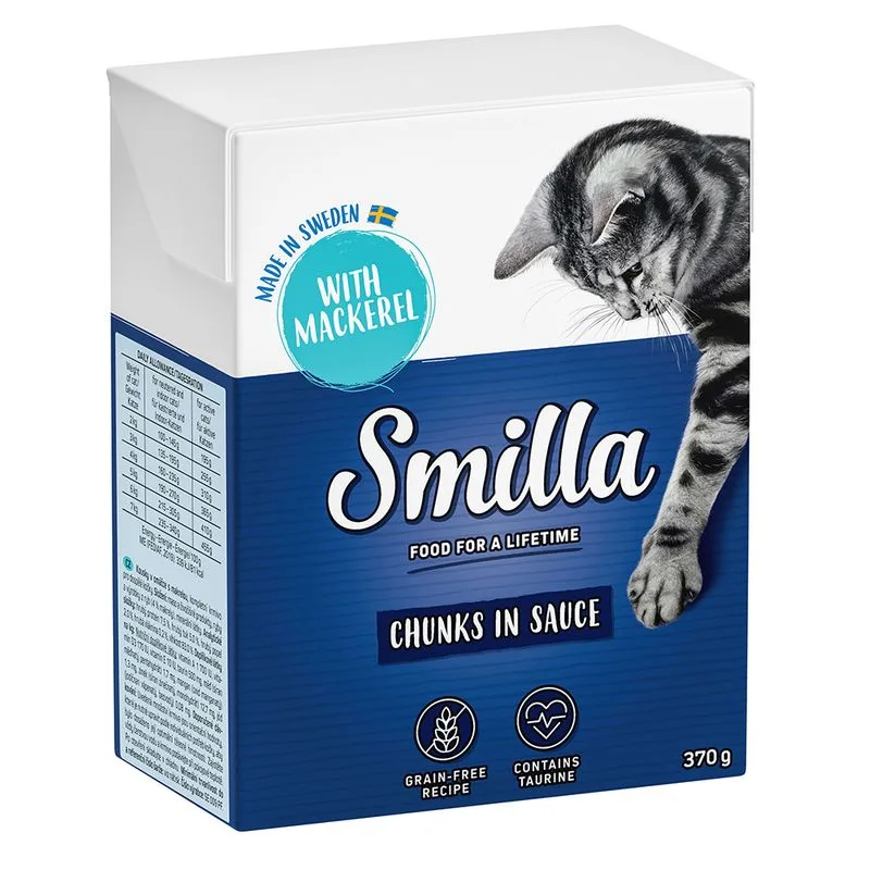 Smilla Bocconcini in Salsa 24 x 370 g umido gatto (Sgombro)