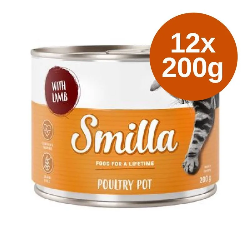 Smilla Delizie al Pollo 12 x 200 g (Mix 2: 6x Pesce + 6x Manzo)
