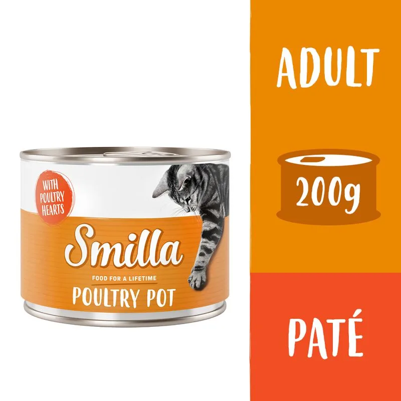 Smilla Delizie al Pollo 12 x 200 g (Mix: 4x Pesce + 4x Manzo + 4x Anatra)