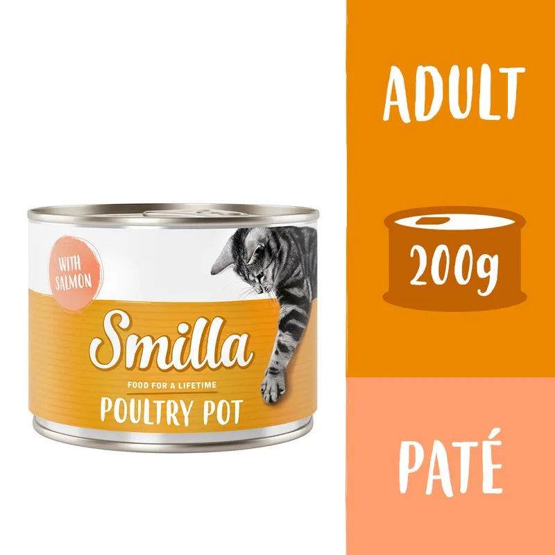 Smilla Delizie al Pollo 12 x 200 g (Tenero Pollame con Salmone)