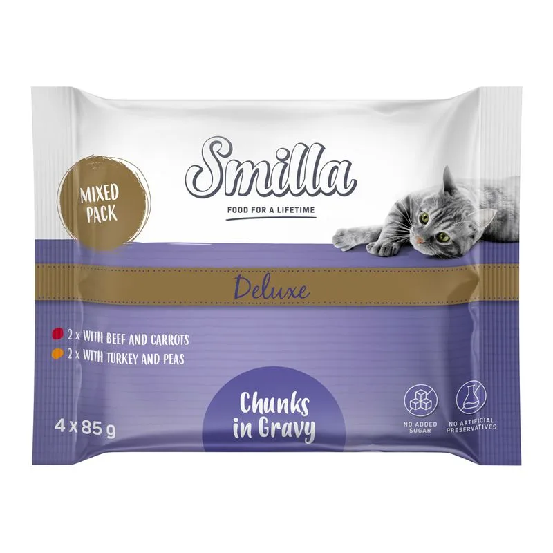Smilla Deluxe Bocconcini in salsa con verdure (4 x 85 g)