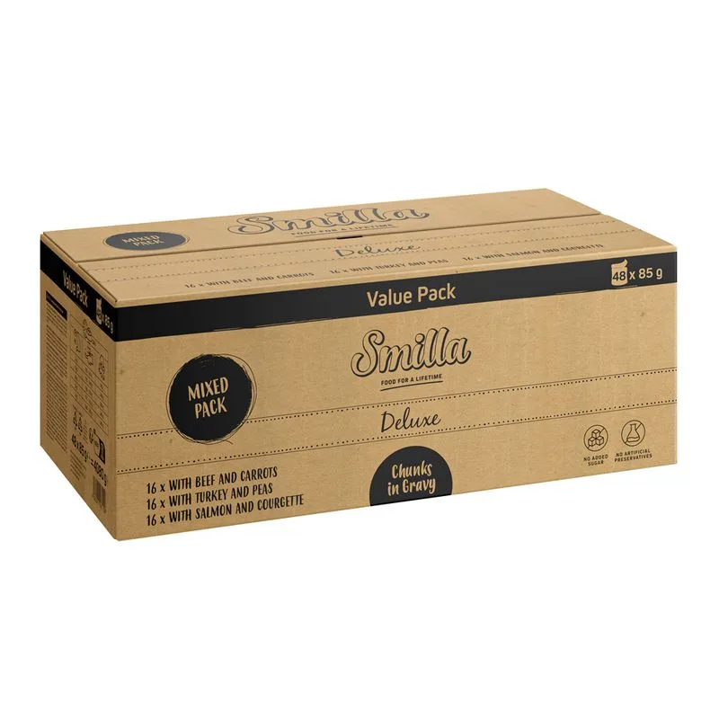 Smilla Deluxe Bocconcini in salsa con verdure (Set %: 96 x 85 g)