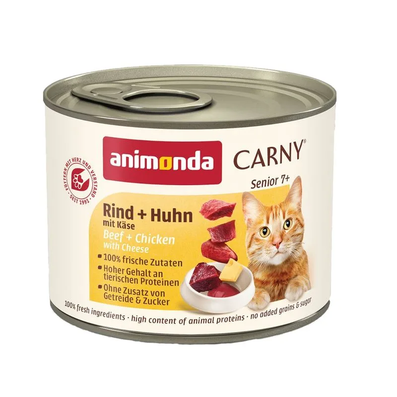 animonda Carny Senior 6 x 200 g (Manzo, Pollo & Formaggio)