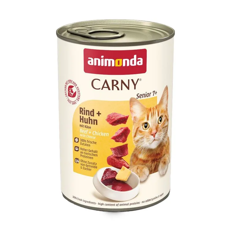 animonda Carny Senior 6 x 400 g (Manzo & Pollo con Formaggio)