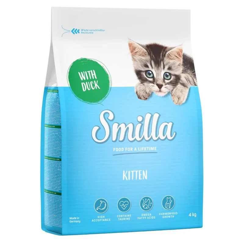 Smilla Kitten Anatra Crocchette per gattini (4 kg)