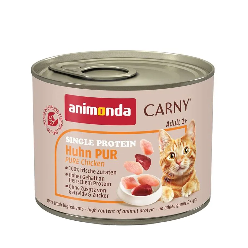 animonda Carny Single Protein Adult 24 x 200 g (Pollo puro)