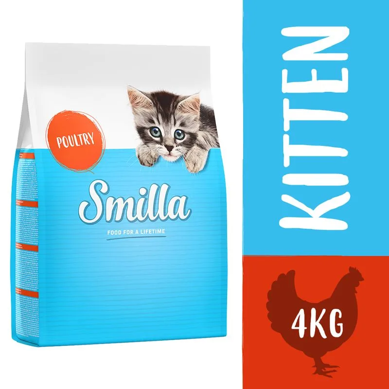 Smilla Kitten Pollame Crocchette per gattini (4 kg)