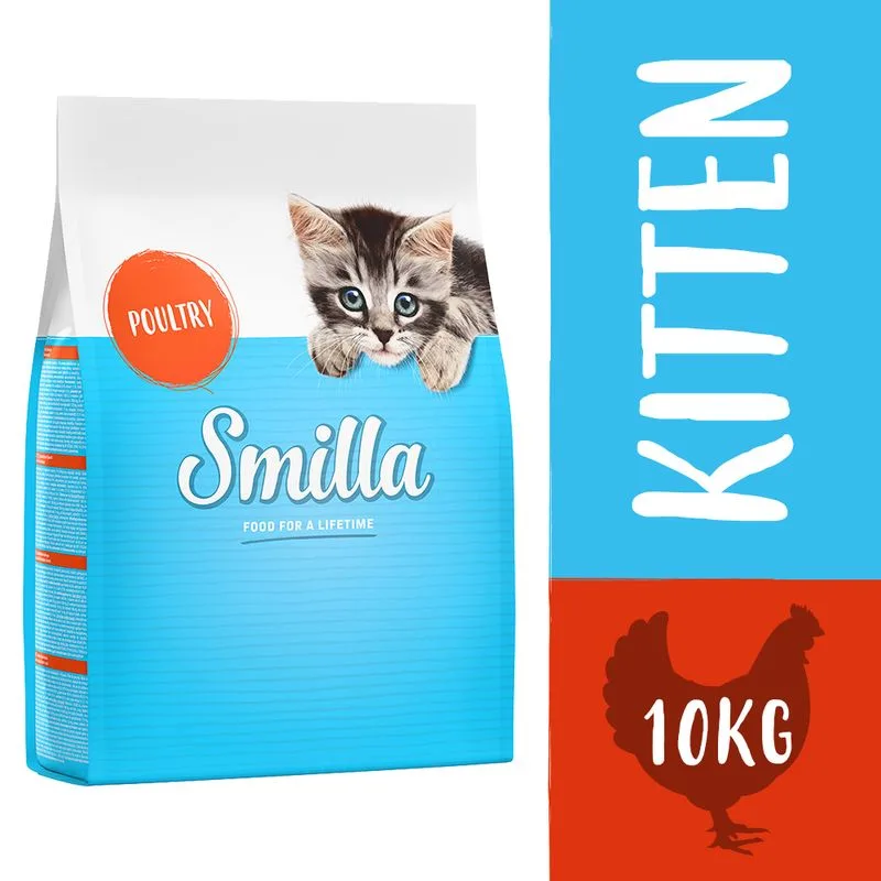 Smilla Kitten Pollame Crocchette per gattini (Set %: 2 x 10 kg)
