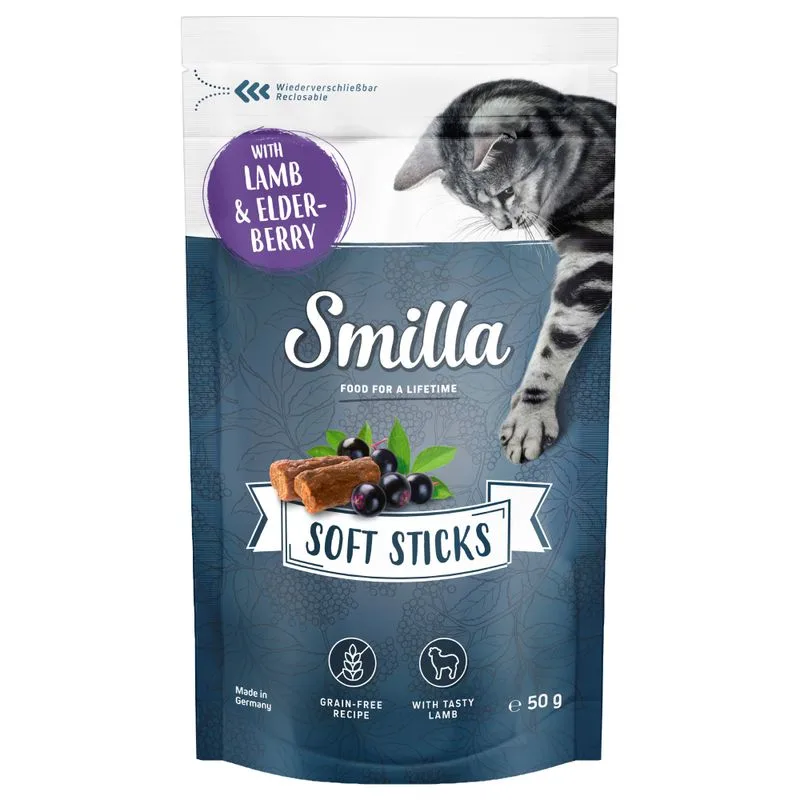 Smilla Soft Stick 50 g Snack per gatti (Agnello e Sambuco)