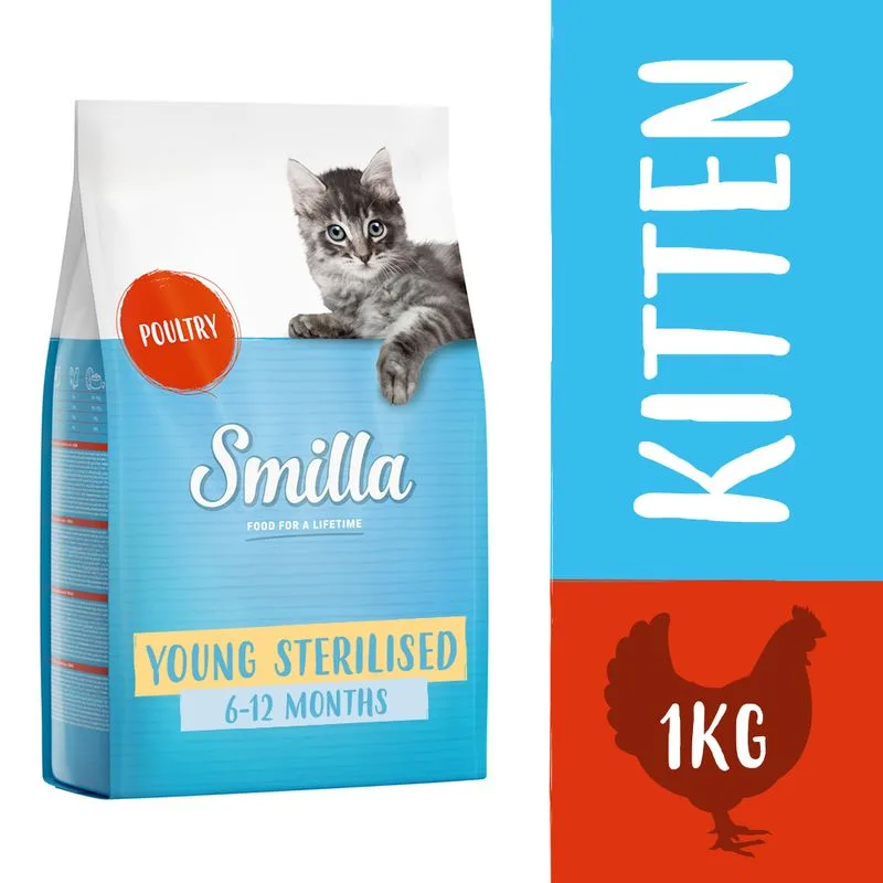 Smilla Young Sterilised con Pollame Crocchette gattini (1 kg)
