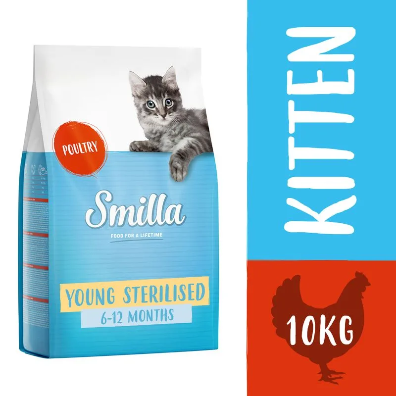 Smilla Young Sterilised con Pollame Crocchette gattini (Set %: 2 x 10 kg)