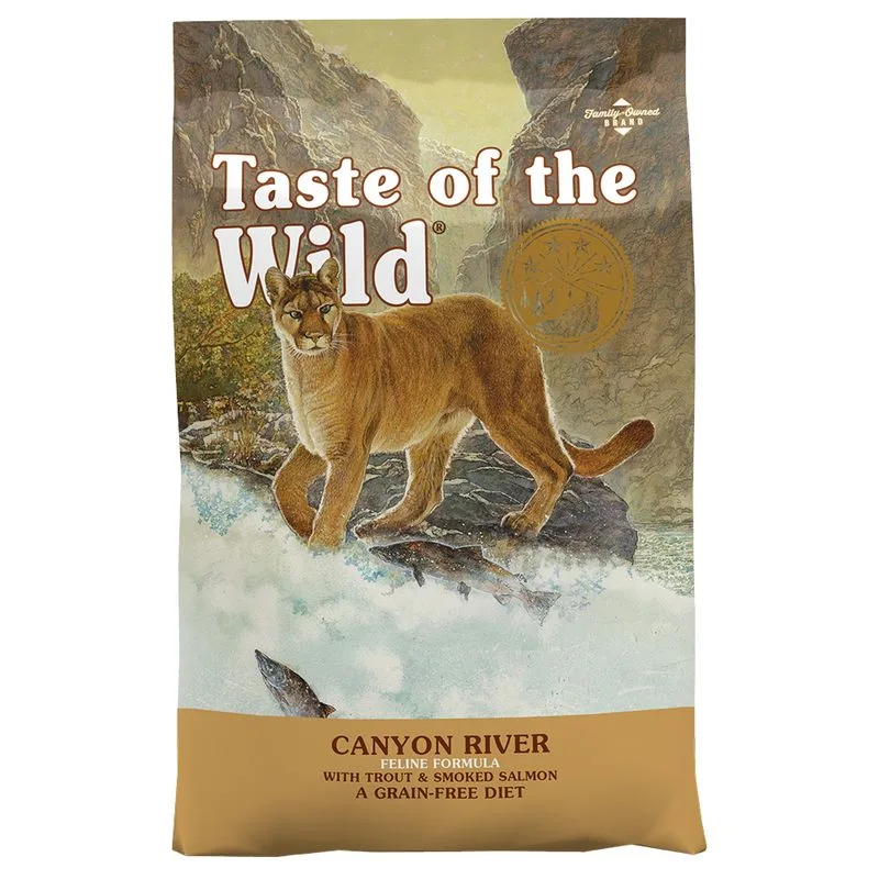 Multipack risparmio! 2 x 2 kg Taste of the Wild Crocchette per gatti (- Canyon River Feline)