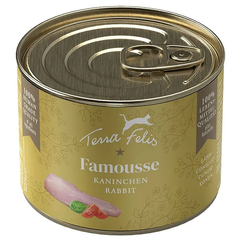 Terra Felis Famousse 12 x 200 g (Coniglio)
