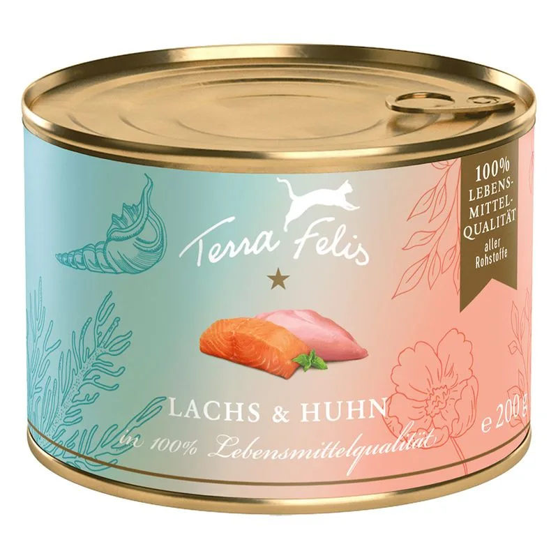 Terra Felis Famousse 12 x 200 g (Salmone & Pollo)