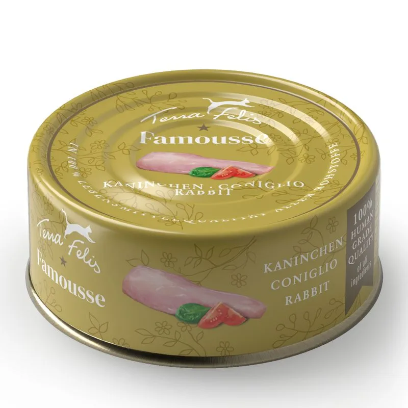 Terra Felis Famousse 12 x 80 g (Coniglio)