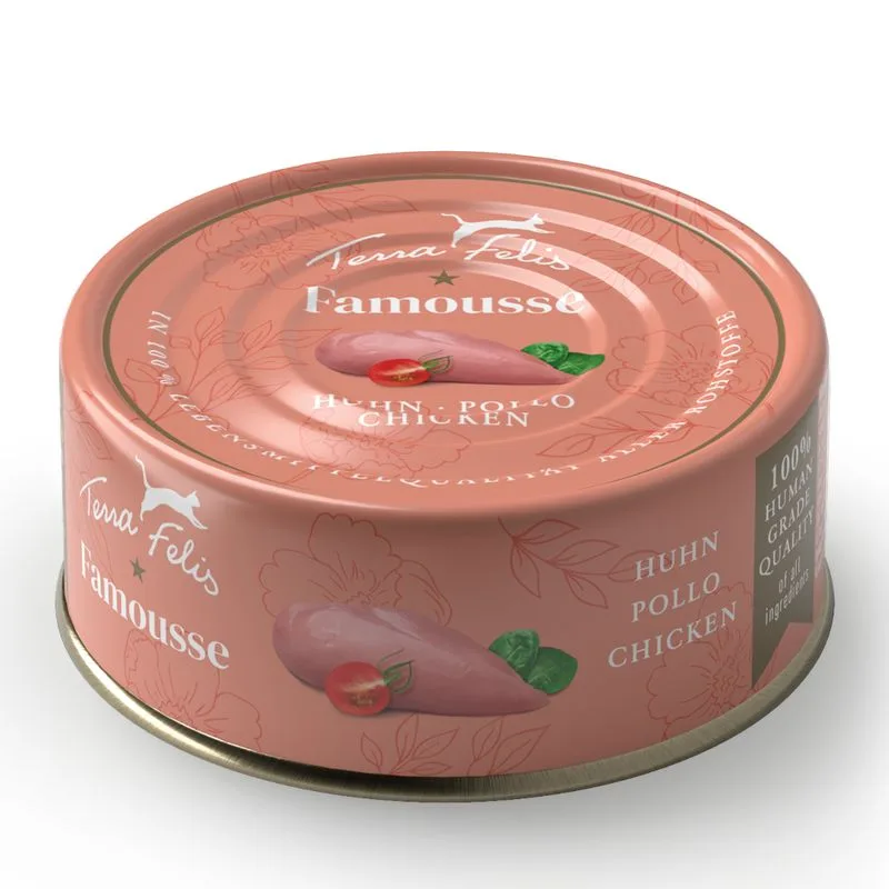 Terra Felis Famousse 12 x 80 g (Pollo)