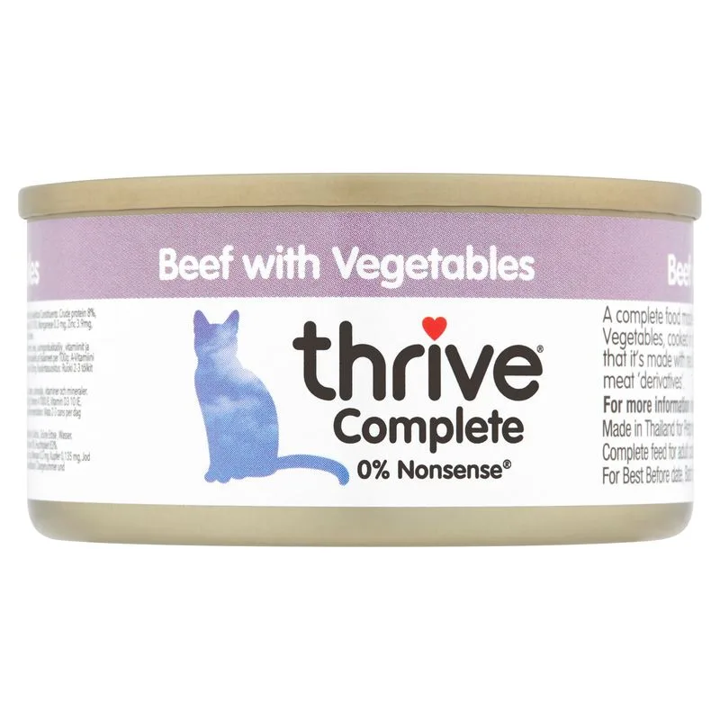 Thrive Complete Adult 24 x 75 g (Manzo con Verdure)
