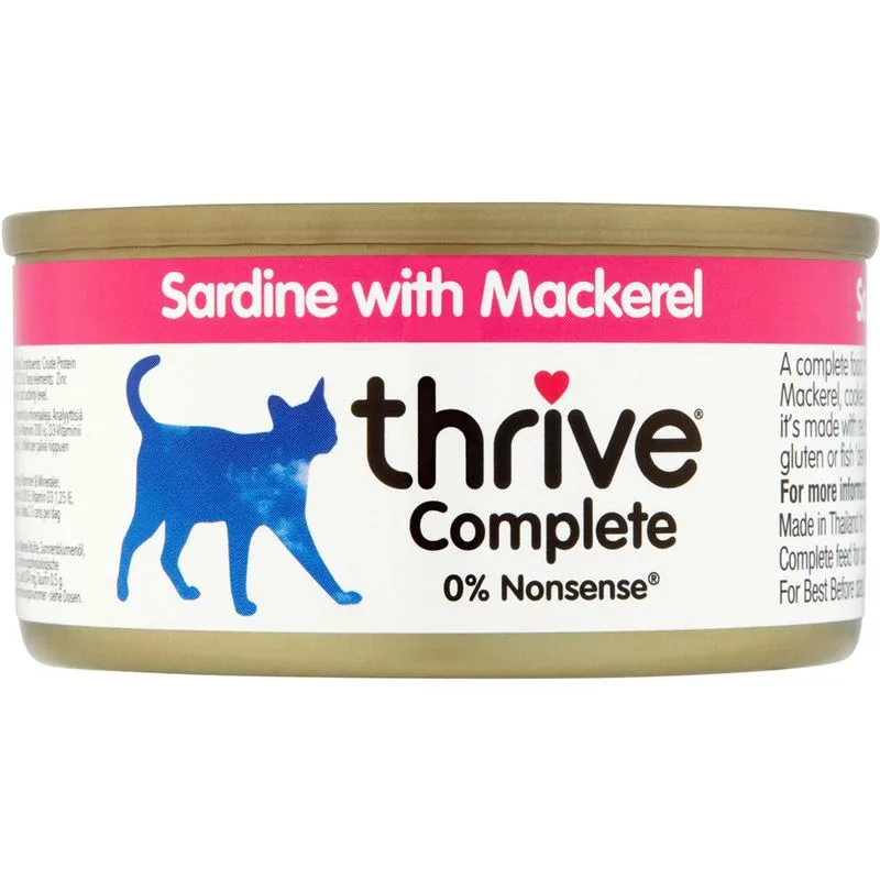 Thrive Complete Adult 24 x 75 g (Sardine e Sgombro)