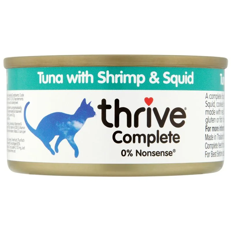 Thrive Complete Adult 24 x 75 g (Tonno con Gamberetti e Calamari)