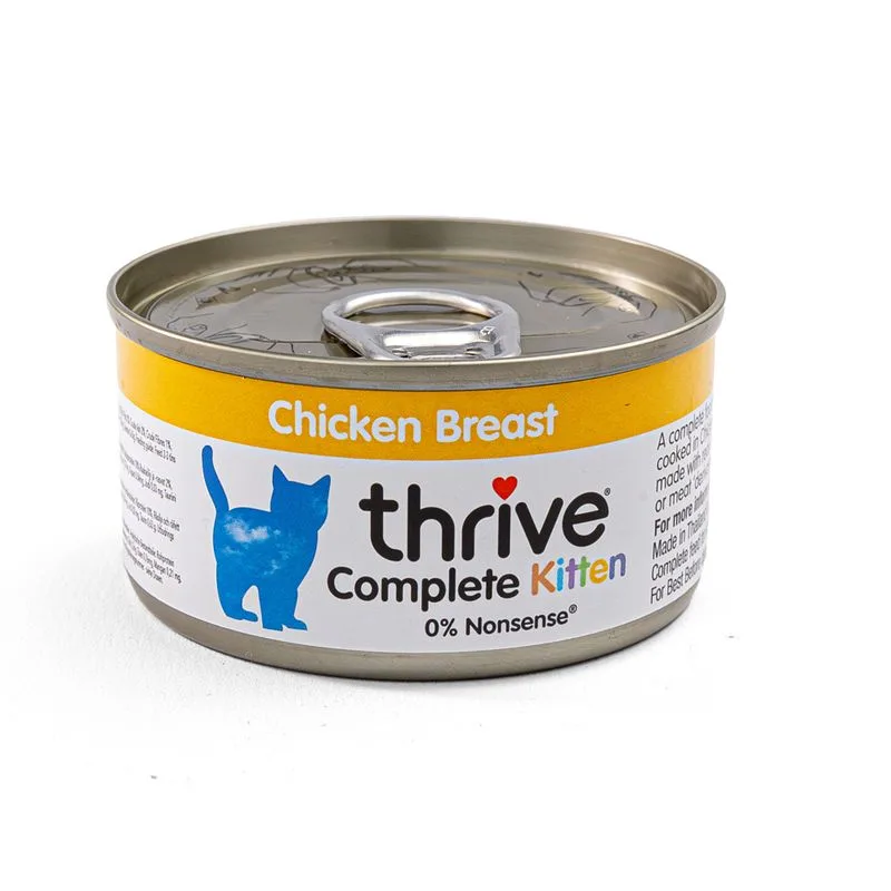 Thrive Complete Kitten 24 x 75 g Alimento umido per gatti