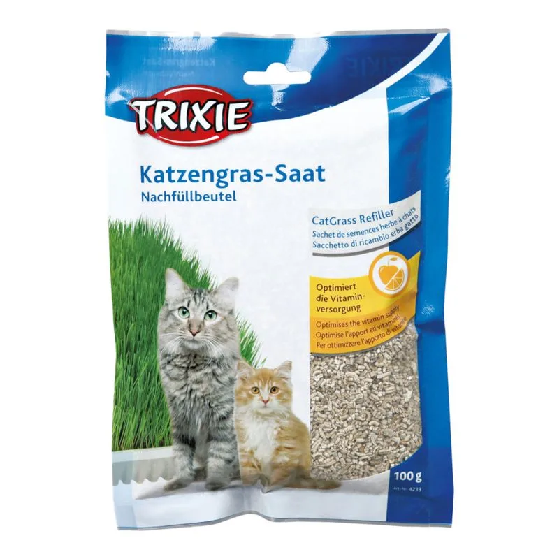 Trixie Semi di erba gatta in busta refill