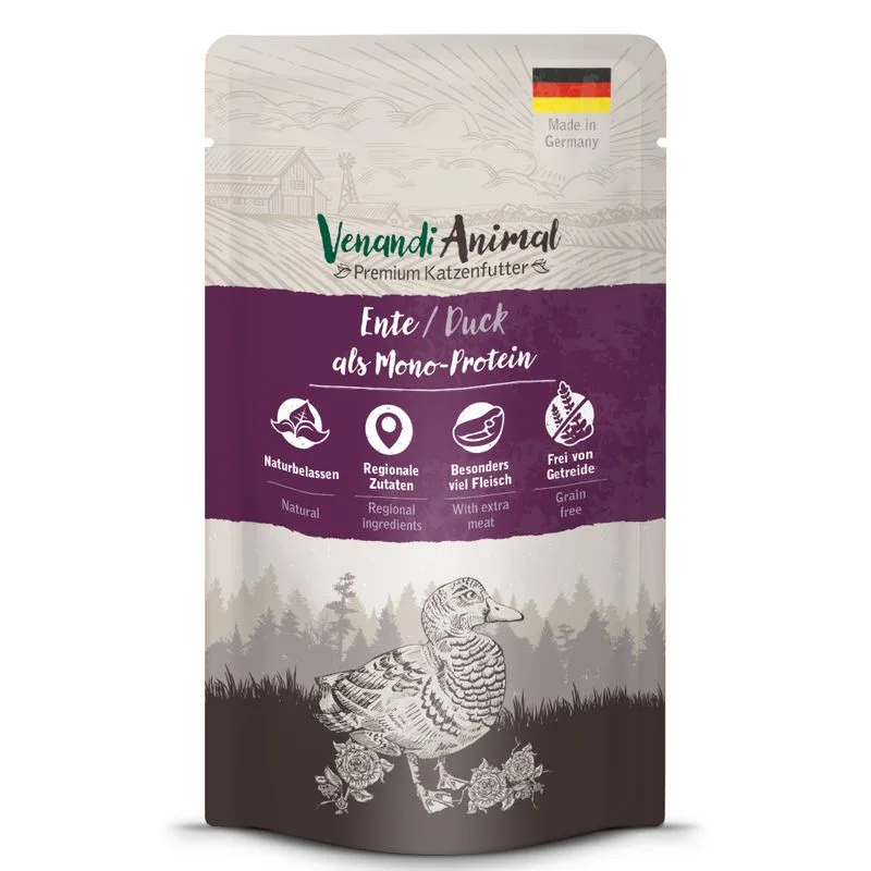 Venandi Animal Monoprotein 24 x 125 g (Anatra)