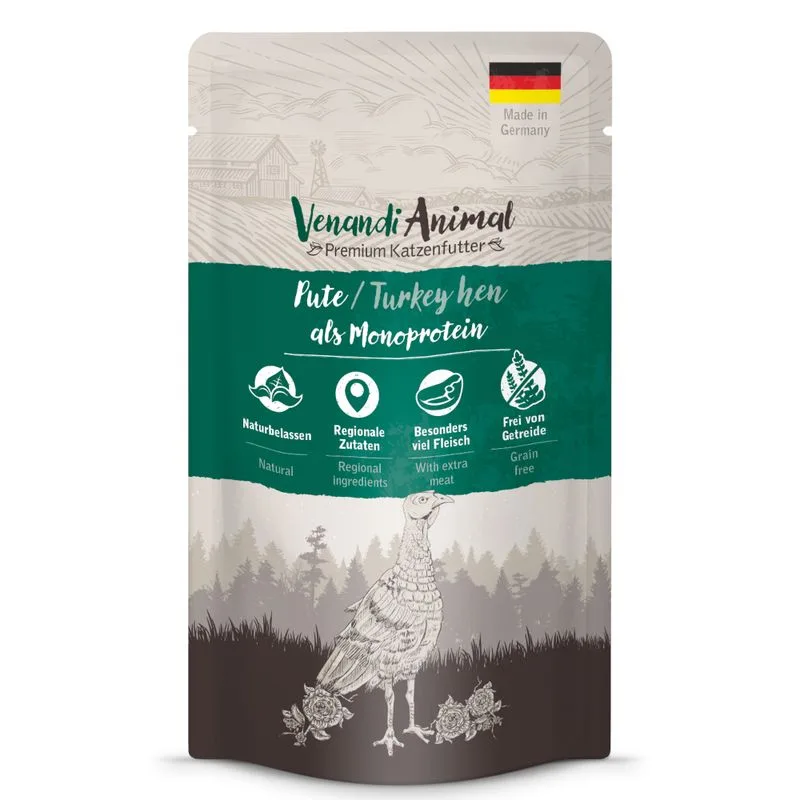 Venandi Animal Monoprotein 24 x 125 g (Tacchinella)