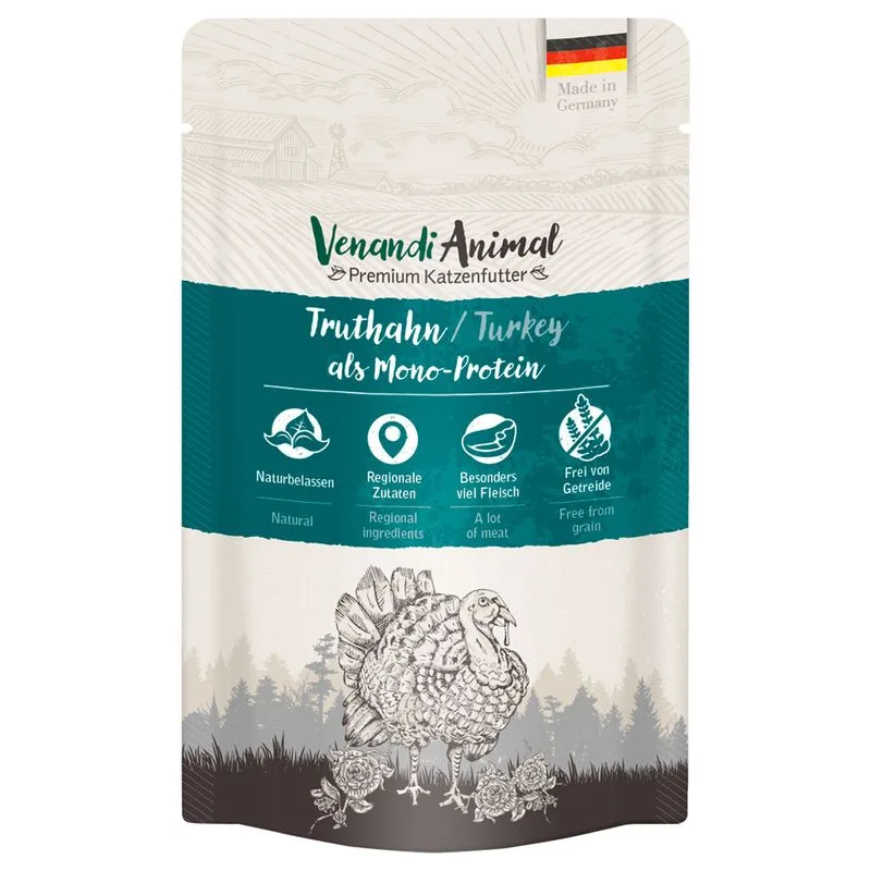 Venandi Animal Monoprotein 24 x 125 g (Tacchino)