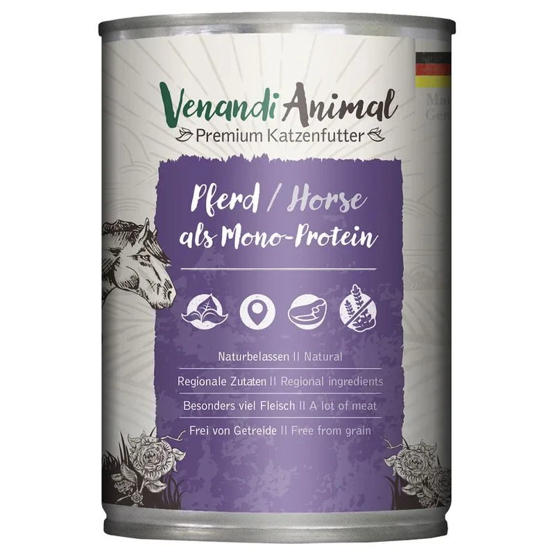 Venandi Animal Monoprotein 24 x 400 g (Cavallo)