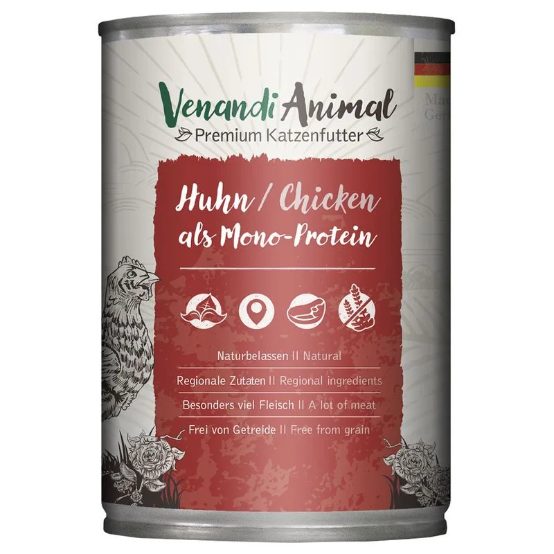 Venandi Animal Monoprotein 24 x 400 g (Pollo)