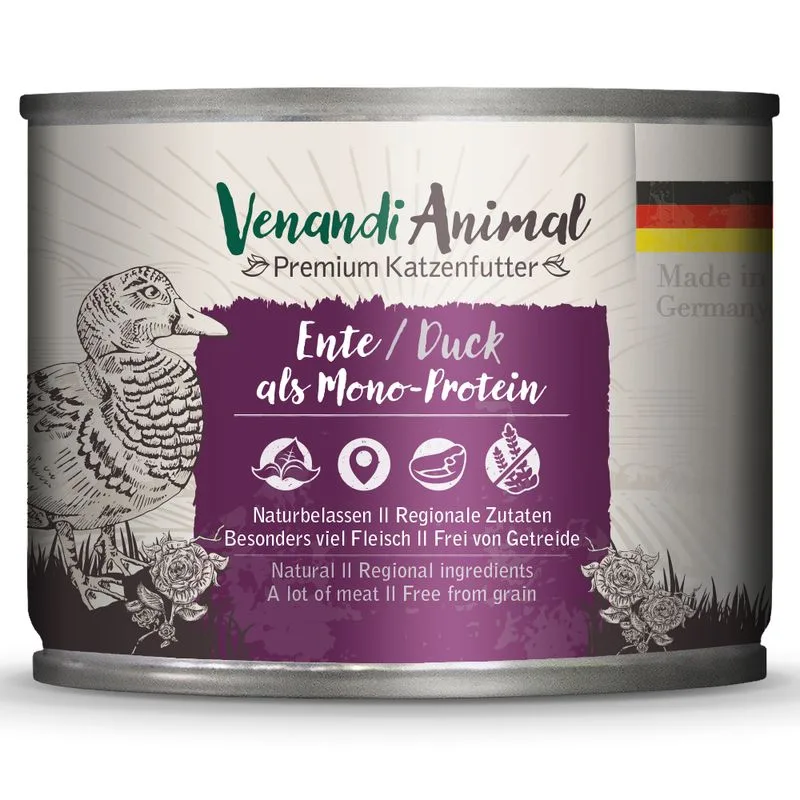 Venandi Animal Monoprotein 6 x 200 g (Anatra)