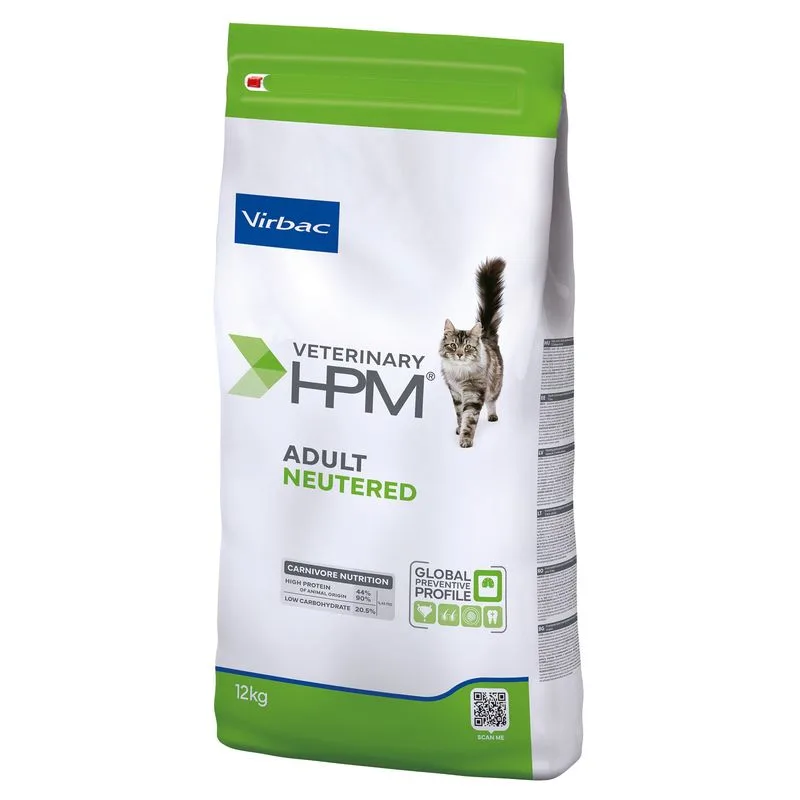 Virbac Veterinary HPM Adult Neutered Cat (12 kg)