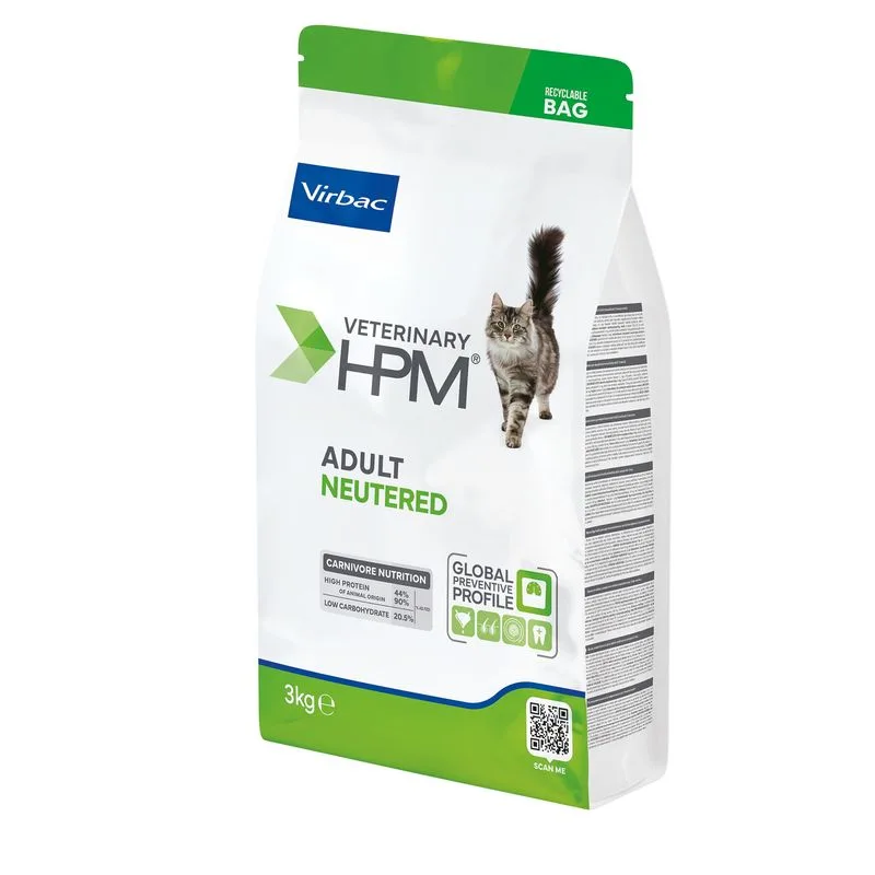Virbac Veterinary HPM Adult Neutered Cat (3 kg)