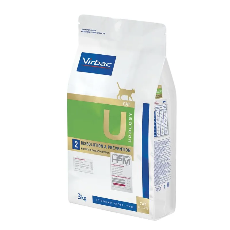 Virbac Veterinary HPM Cat Urology Dissolution & Prevention U2 (3 kg)