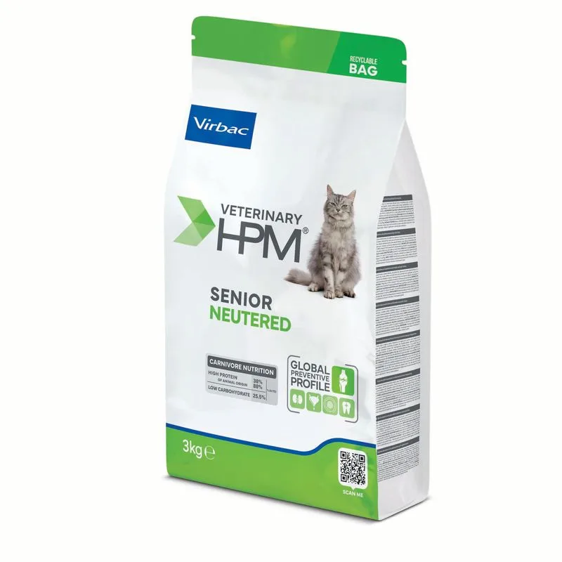 Virbac Veterinary HPM Senior Neutered Cat (3 kg)