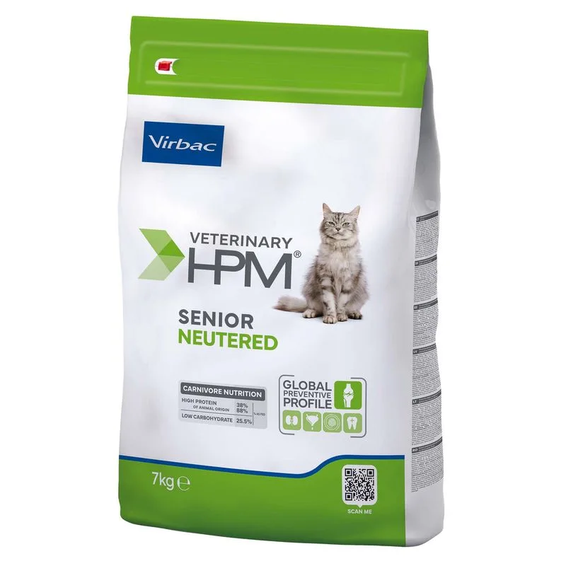 Virbac Veterinary HPM Senior Neutered Cat (Set %: 2 x 7 kg)