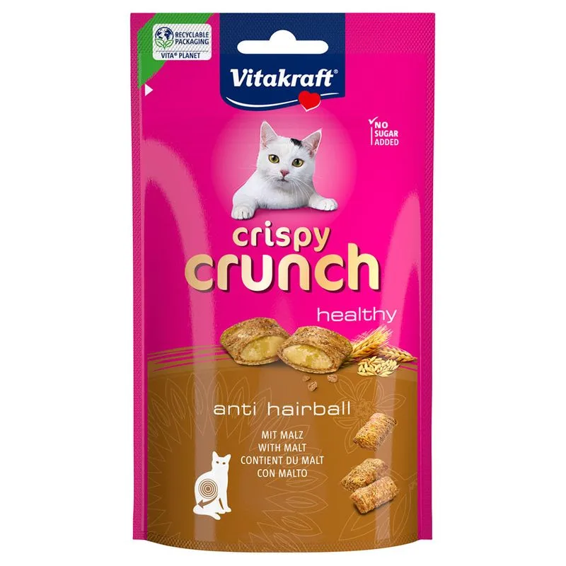Vitakraft Crispy Crunch con Malto Snack per gatto (Set %: 4 x 60 g)