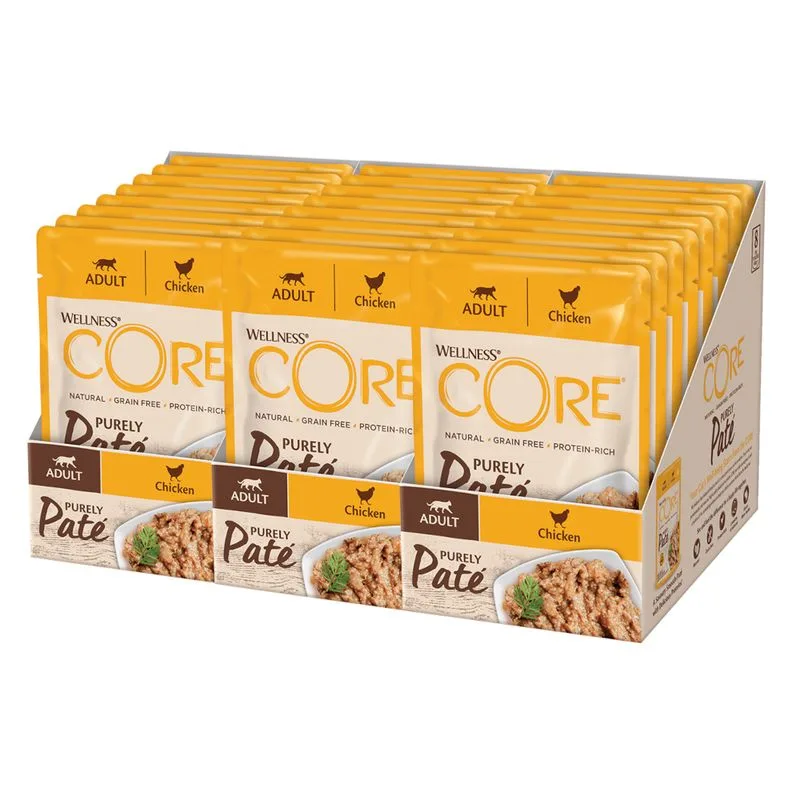 Wellness Core Cat Adult Purely Paté 24 x 85 g (Pollo)