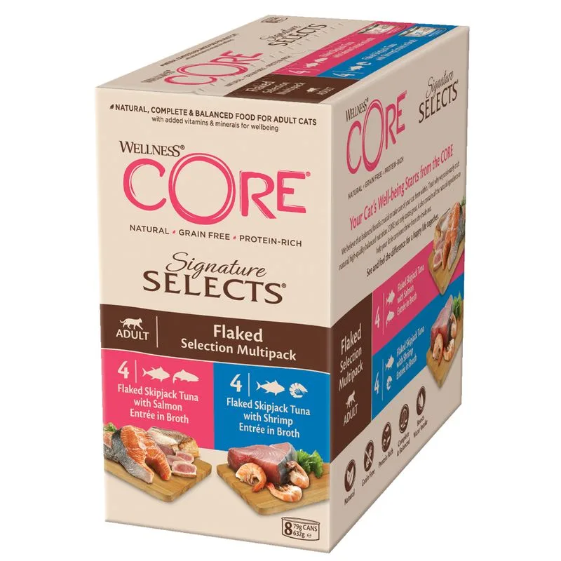 Wellness Core Cat Signature Selects 8 x 79 g (Selezione in Bocconcini)