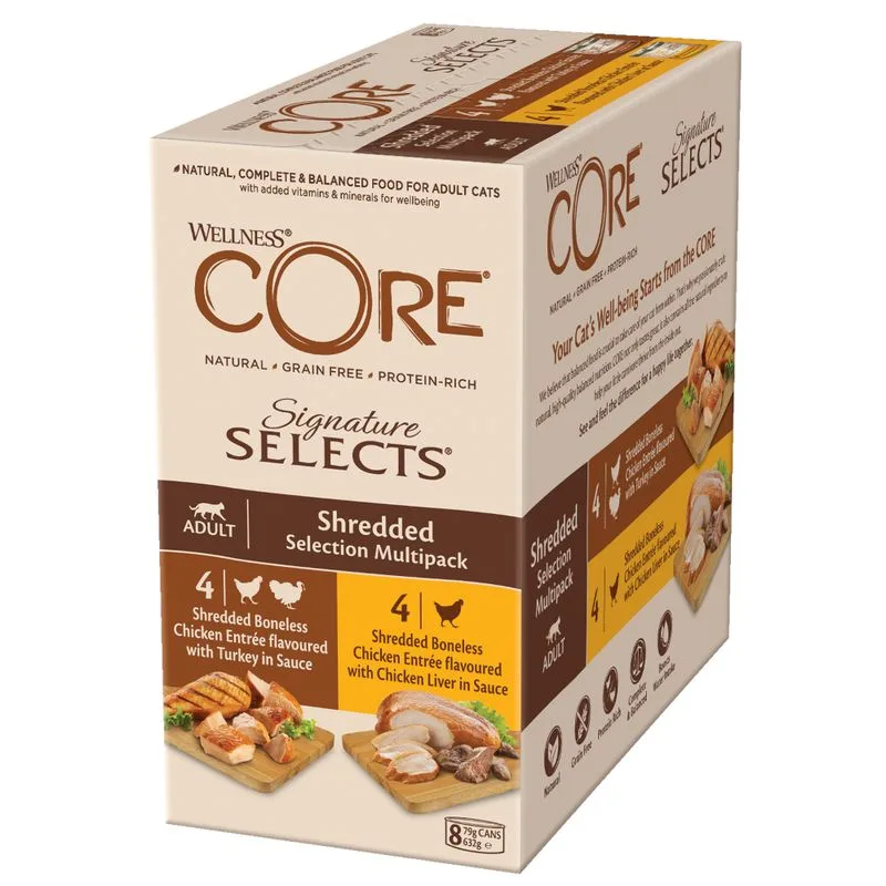 Wellness Core Cat Signature Selects 8 x 79 g (Selezione in Filetti)