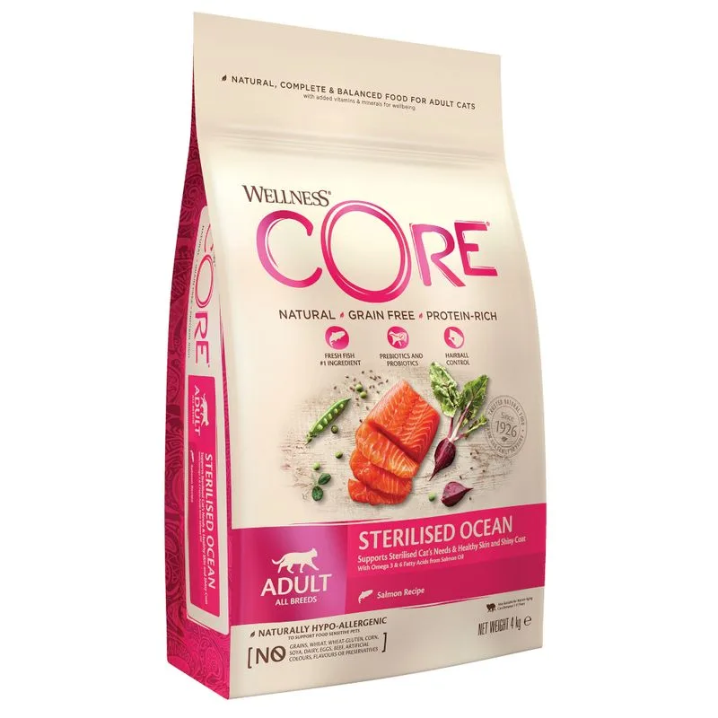 Wellness Core Cat Sterilized Ocean (Set %: 2 x 4 kg)