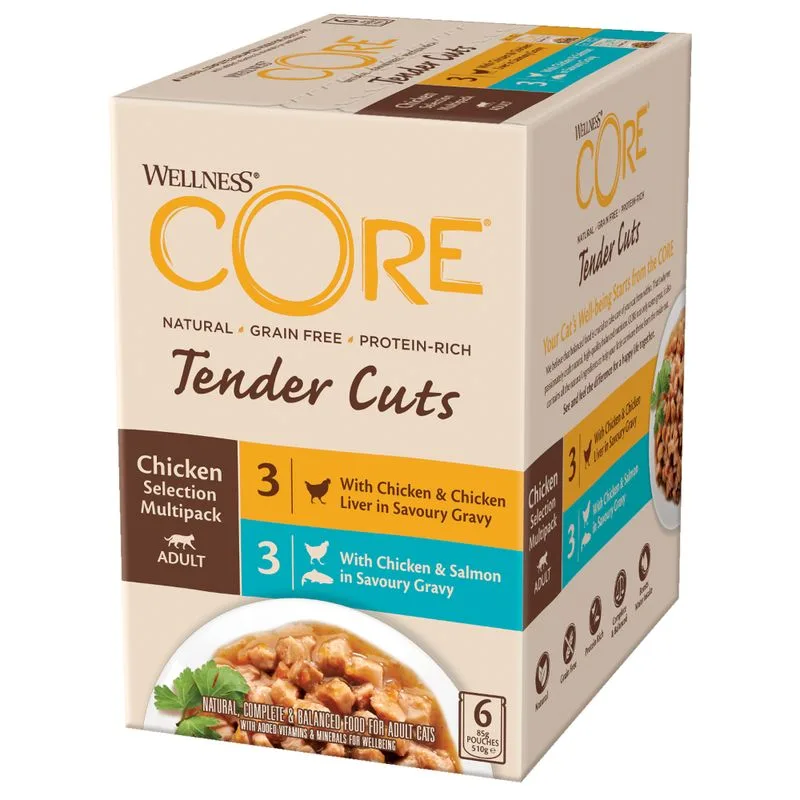 Wellness Core Tender Cuts 6 x 85 g (Selezione di Pollo)